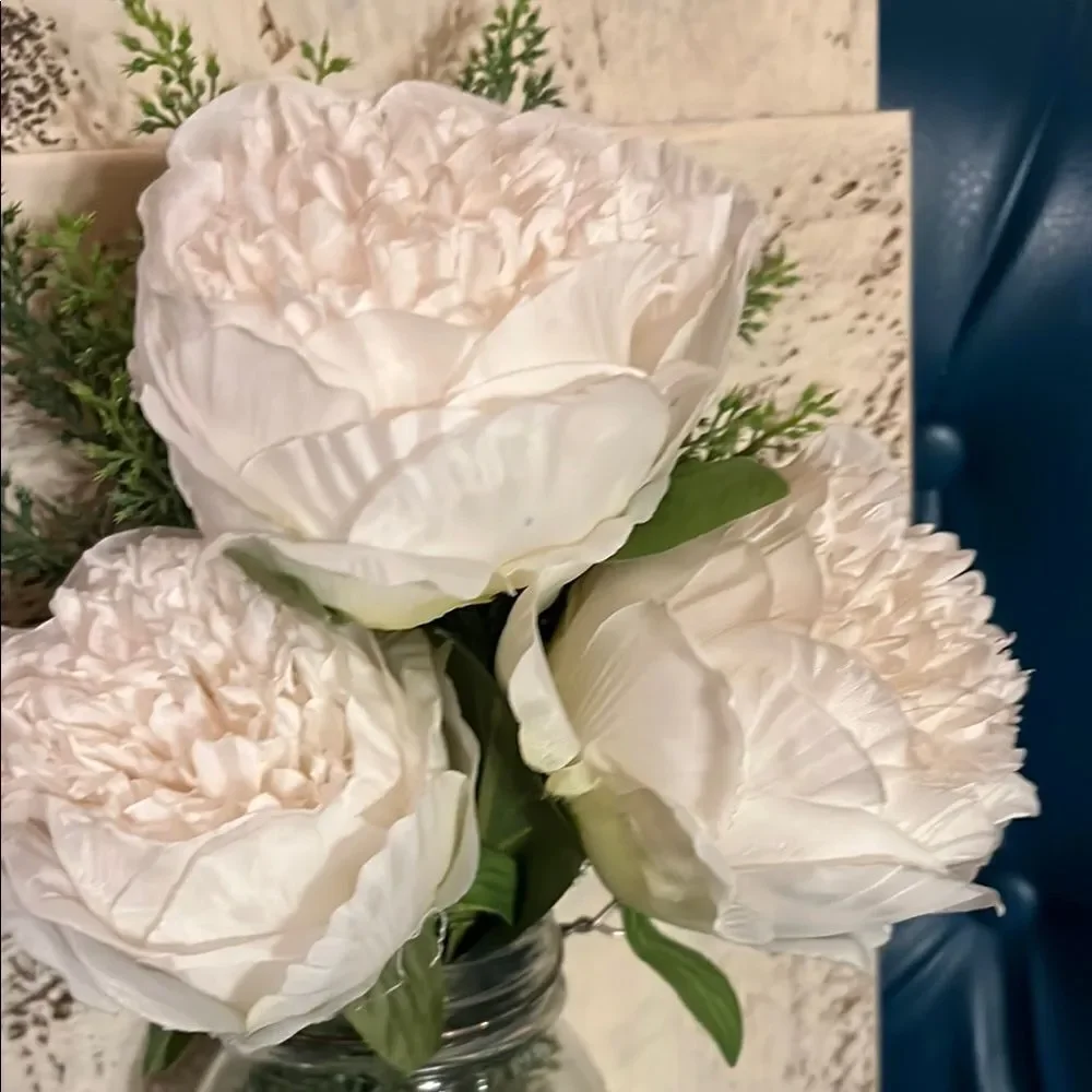 Mason Jar Floral Wall Accent
